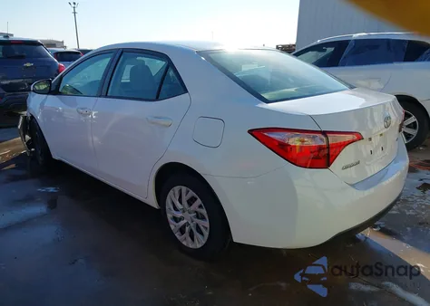 2018 Toyota Corolla Le from USA, damaged, VIN 5YFBURHE5JP813715